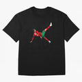 Cristiano Ronaldo 910th Goal Bicycle Kick Tribute Oversized T-Shirt Follow the Final Road of FIFA World Cup 2026 USA Canada Mexico Spirit, Centered on Germany, Cristiano Ronaldo, Haaland and CR7, Game Day Rituals, Football Legends, Country Pride