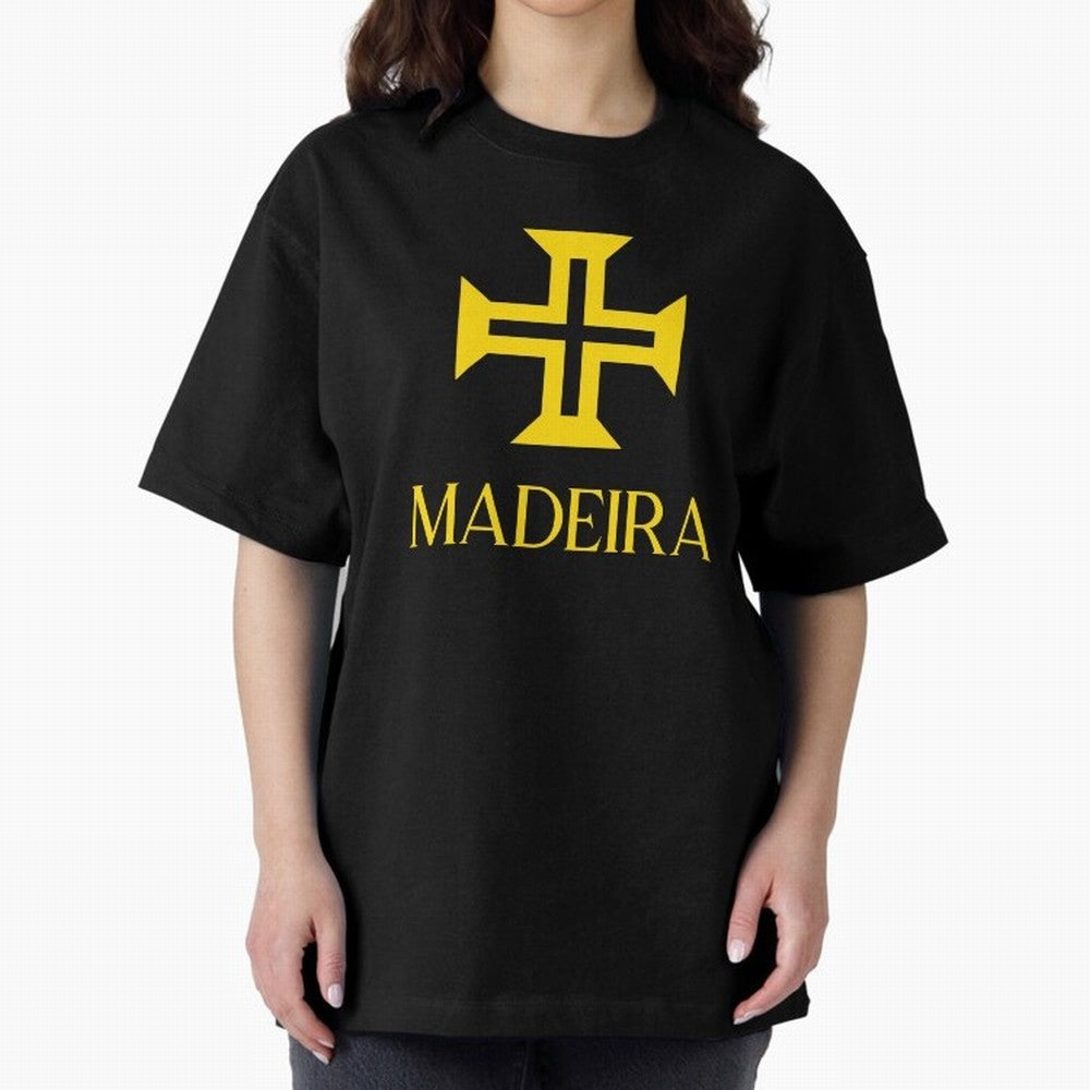 Madeira yellow Oversized T-Shirt Treasure FIFA World Cup 2026 Group Stage Filled with Mbappe, France and Portugal Energy, Match Day Excitement, Supporter Culture, Golden Goals and Global Football Passion; Perfect for Supporters Who Want Bold