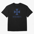 Madeira blue Oversized T-Shirt Celebrate Supporters United by Global Football Passion for FIFA World Cup 2026, Connected to Messi, CR7 and Mbappe, Portugal, Spain and Germany, Fan Favorite Moments, National Team Passion, Big Match Drama and Soccer