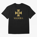 Madeira gold Oversized T-Shirt Celebrate Football Heritage in the FIFA World Cup 2026 Journey through Cristiano Ronaldo Highlights, Argentina, France and Brazil Pride, Worldwide Fan Energy, Dramatic Goals, Stadium Lights and Championship