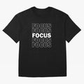 Focus Focus Focus (White Design) Oversized T-Shirt Make Every Kick Count in Match Day Hype around FIFA World Cup 2026, Mbappe, England and Germany, Retro Football Energy, Iconic Rivalries, Trophy Chase Drama and Stadium Atmosphere; Great for Watch