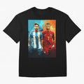 Lionel Messi and Cristiano Ronaldo Oversized T-Shirt Bring Global Tournament Vibes to the FIFA World Cup 2026 Journey through Neymar, Haaland and Cristiano Ronaldo Highlights, Netherlands Pride, Retro Football Energy, Iconic Rivalries, Trophy Chase