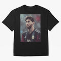 Lionel Messi Oversized T-Shirt Cheer through Every Moment of FIFA World Cup 2026 Spirit, with England, Messi and Cristiano Ronaldo, Champion Mindset, Group Stage Buzz, Knockout Tension and Passionate Fan Culture; Great for Supporters Who Love