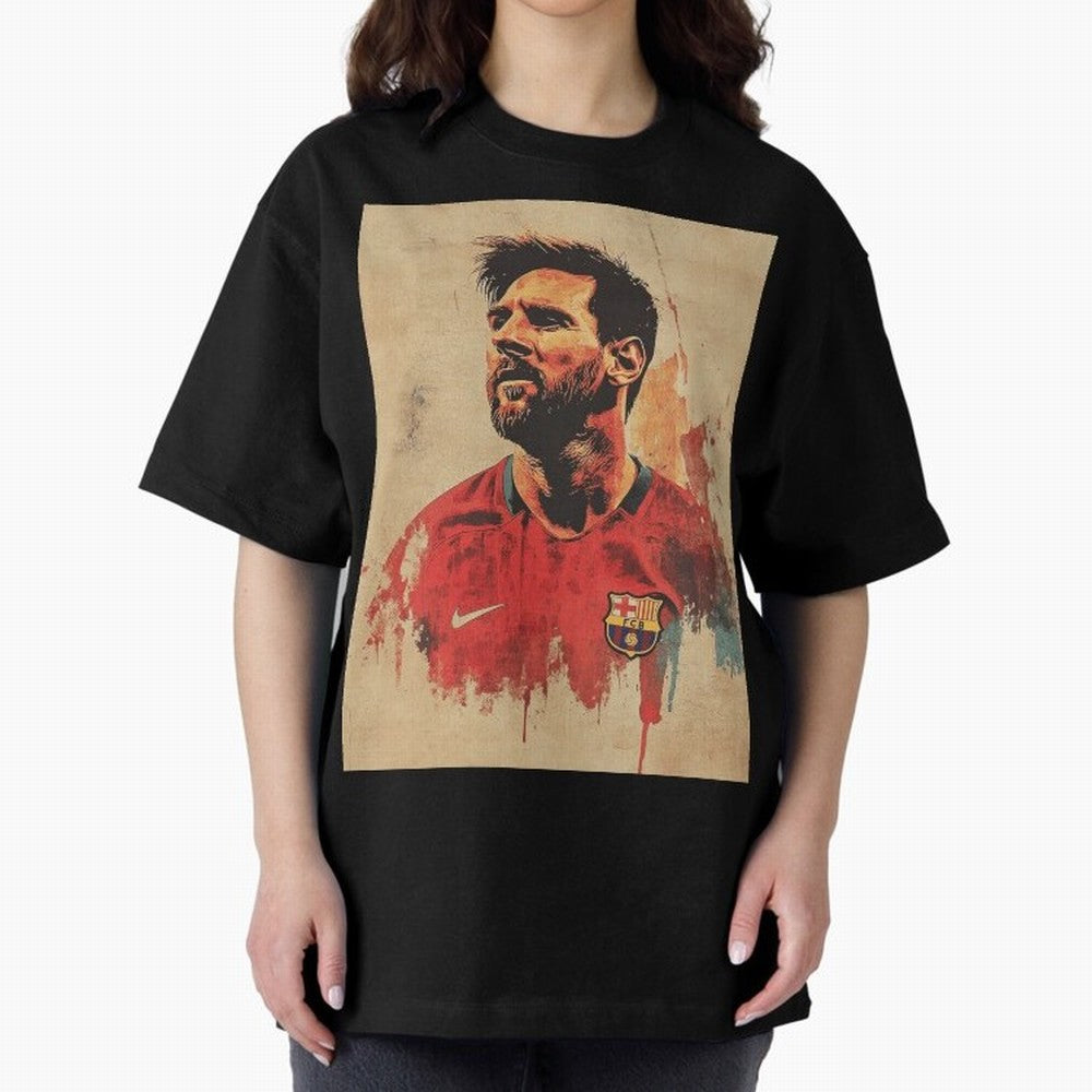 Lionel Messi Oversized T-Shirt Live for the Drama of the FIFA World Cup 2026 Journey through Messi, CR7 and Mbappe Highlights, Netherlands Pride, Tournament Hype, Historic Matchups, Family Viewing Parties and Global Sports Pride; Built for