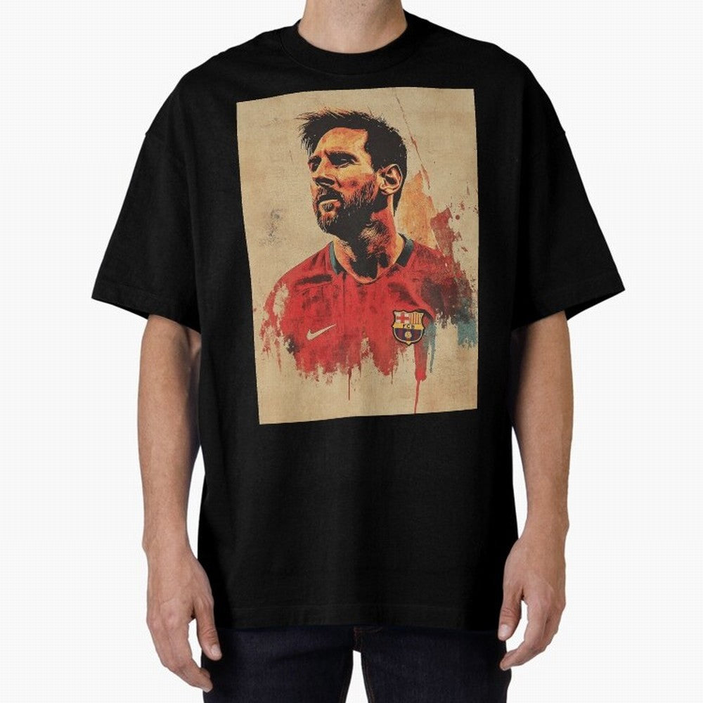 Lionel Messi Oversized T-Shirt Live for the Drama of the FIFA World Cup 2026 Journey through Messi, CR7 and Mbappe Highlights, Netherlands Pride, Tournament Hype, Historic Matchups, Family Viewing Parties and Global Sports Pride; Built for