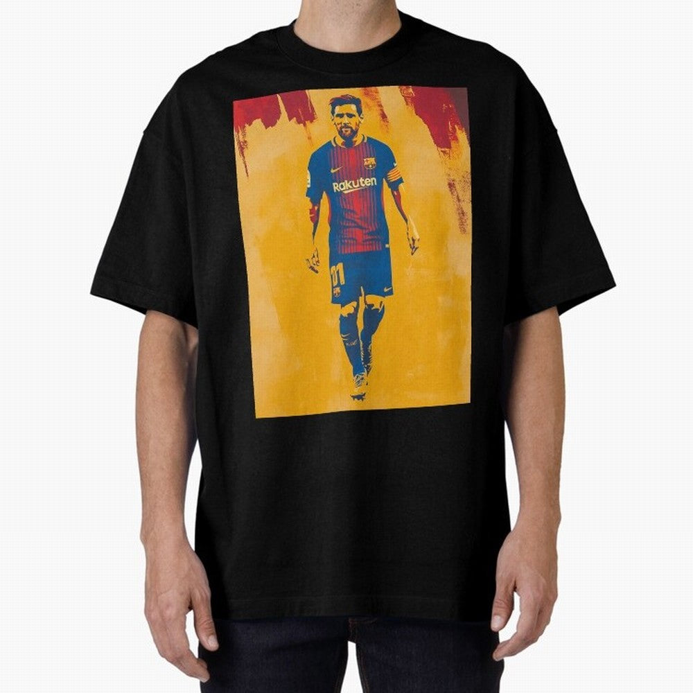Lionel Messi Oversized T-Shirt Celebrate National Team Dreams in Global Football Passion for FIFA World Cup 2026, Connected to Messi, Neymar and Mbappe, Portugal, Spain and Germany, Football Passion, Legendary Performances, Festival Vibes and