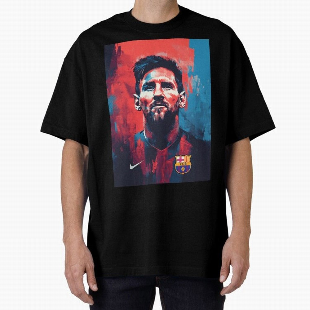 Lionel Messi Oversized T-Shirt Follow Every Goal of the FIFA World Cup 2026 Group Stage Journey through CR7 and Messi Highlights, Brazil, Portugal and Argentina Pride, Classic Soccer Heritage, Championship Pressure, Fan Loyalty and International