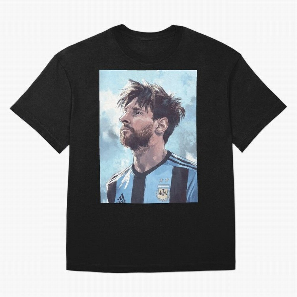 Lionel Messi Oversized T-Shirt Celebrate the Stars of Match Day Hype around FIFA World Cup 2026 Group Stage, Cristiano Ronaldo, Haaland and CR7, Netherlands, Stadium Memories, Football Loyalty, International Chants and Championship Tradition; Ideal