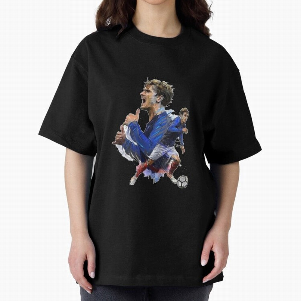 Griezmann Oversized T-Shirt Celebrate Classic Football Spirit in the FIFA World Cup 2026 USA Canada Mexico Journey through Mbappe and Neymar Highlights, France Pride, Stadium Chants, National Pride, Trophy Dreams and Unforgettable Football