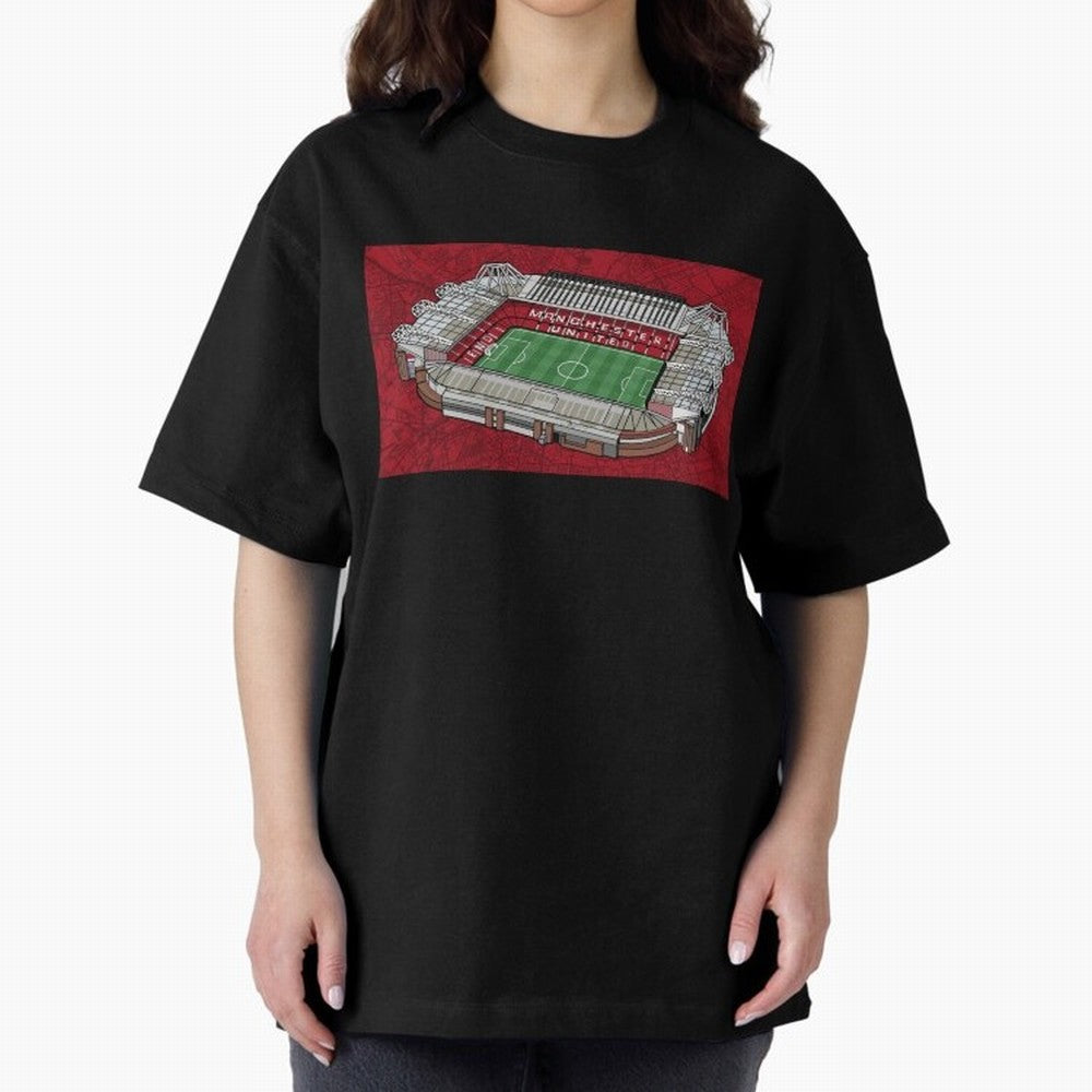 Old Trafford Manchester United Oversized T-Shirt Bring Match Day Fire to FIFA World Cup 2026 Group Stage Spirit, Featuring Argentina and Brazil, Mbappe, Match Day Excitement, Supporter Culture, Golden Goals and Global Football Passion; Ideal for
