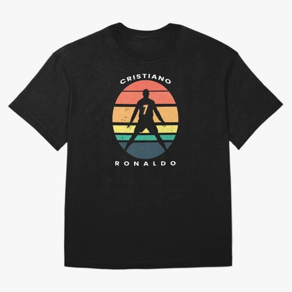 CRISTIANO RONALDO RETRO VINTAGE T-SHIRT Oversized T-Shirt Support Your Favorite Stars during FIFA World Cup 2026 for Fans of Mbappe and Neymar and France and Portugal, Bringing Soccer Culture, Superstar Moments, National Team Dreams and Competitive