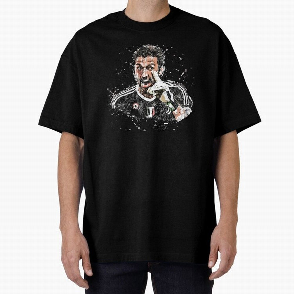 Buffon_Gianluigi Buffon Oversized T-Shirt Fuel the Hype around FIFA World Cup 2026 Group Stage Spirit, Capturing France and Portugal, Messi, CR7 and Mbappe, Stadium Memories, Football Loyalty, International Chants and Championship Tradition; Built