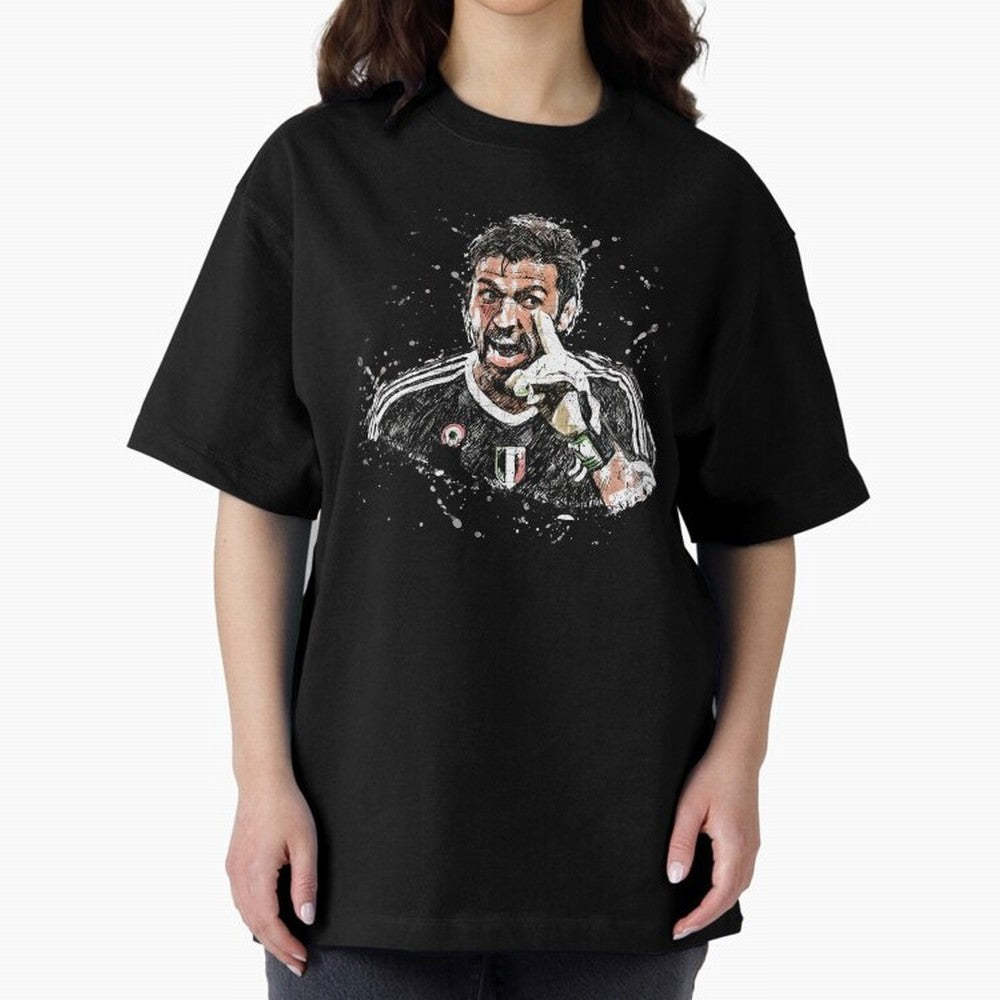 Buffon_Gianluigi Buffon Oversized T-Shirt Fuel the Hype around FIFA World Cup 2026 Group Stage Spirit, Capturing France and Portugal, Messi, CR7 and Mbappe, Stadium Memories, Football Loyalty, International Chants and Championship Tradition; Built