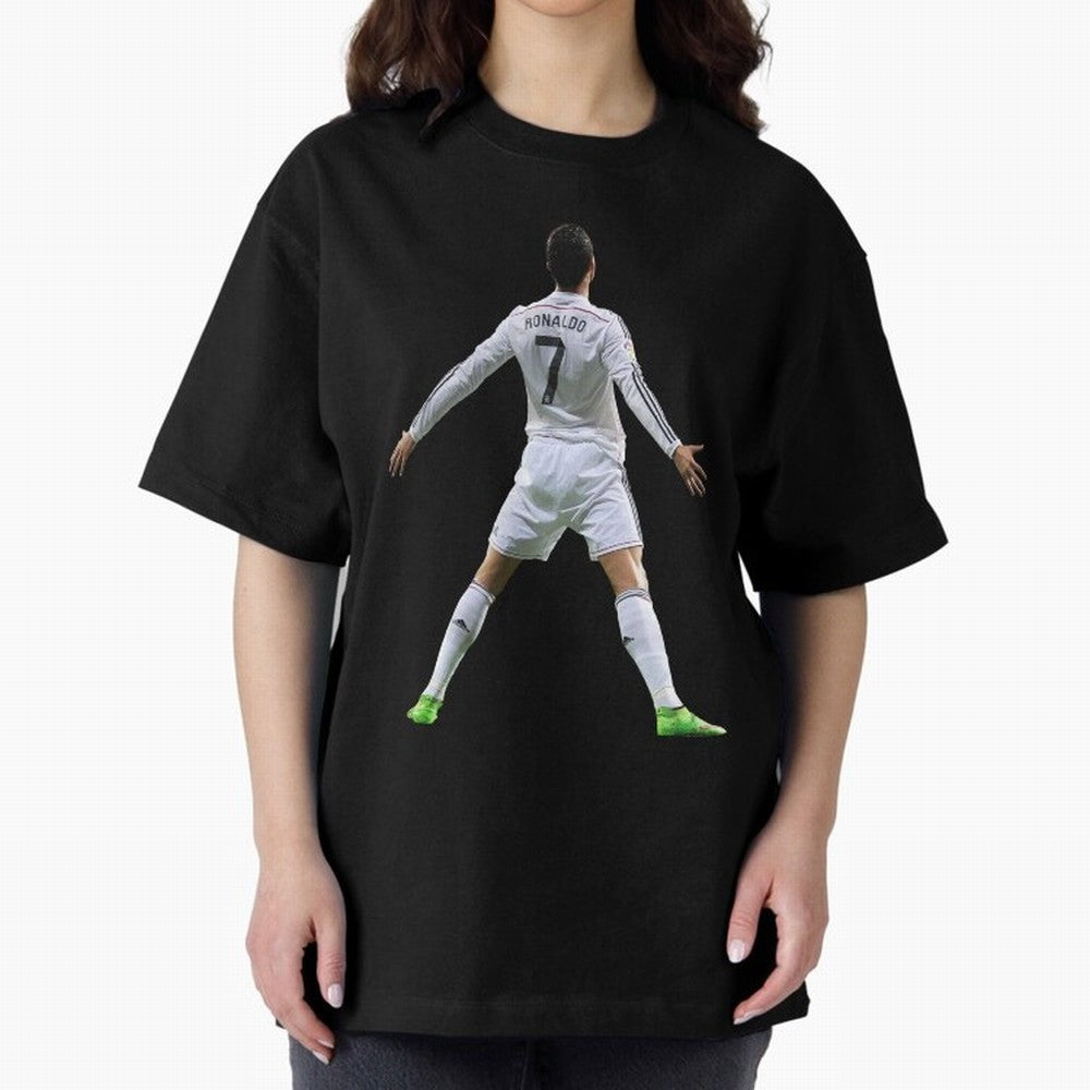CR7 Oversized T-Shirt Support the Legends of FIFA World Cup 2026 Group Stage for Fans of Neymar, Haaland and Cristiano Ronaldo and England and Germany, Bringing Vintage Soccer Flavor, Modern Football Stars, National Flags and Final Night Emotion;