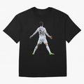 CR7 Oversized T-Shirt Support the Legends of FIFA World Cup 2026 Group Stage for Fans of Neymar, Haaland and Cristiano Ronaldo and England and Germany, Bringing Vintage Soccer Flavor, Modern Football Stars, National Flags and Final Night Emotion;