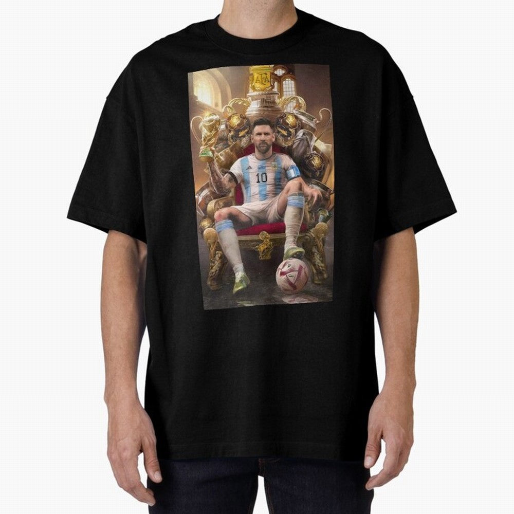 Lionel Messi Oversized T-Shirt Remember the FIFA World Cup 2026 USA Canada Mexico Journey through Neymar, Haaland and Cristiano Ronaldo Highlights, Argentina and Brazil Pride, Worldwide Fan Energy, Dramatic Goals, Stadium Lights and Championship