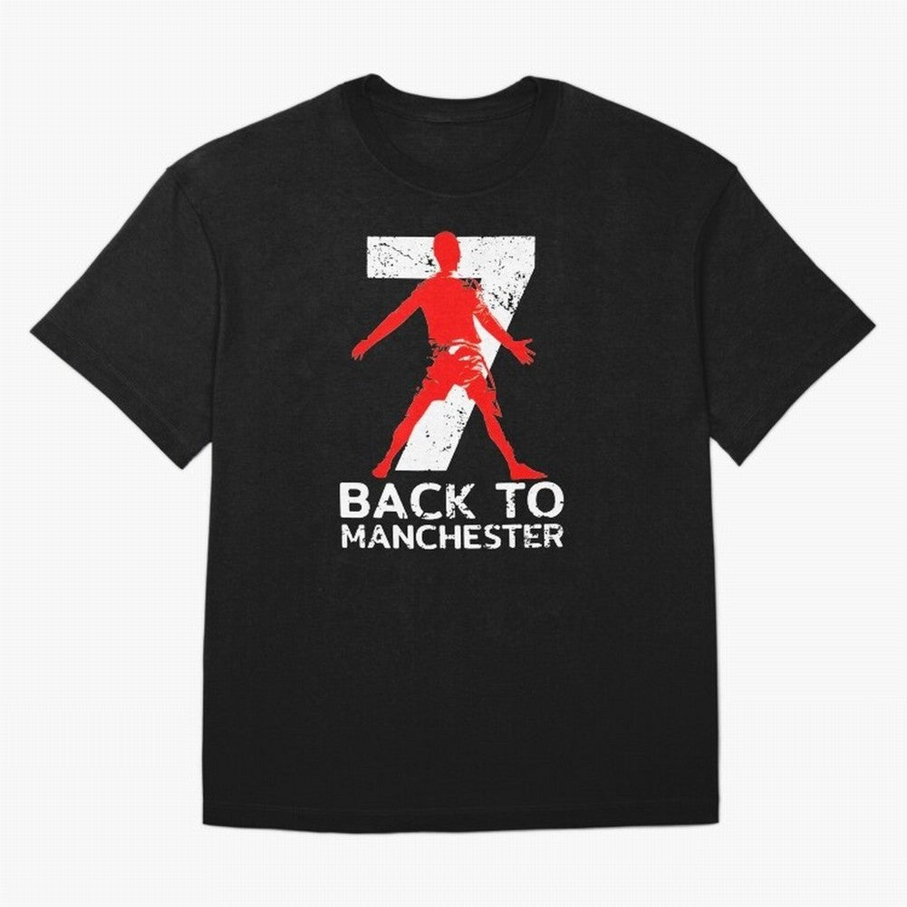 Men Back to manchester Welcome to manchester Oversized T-Shirt Mark the FIFA World Cup 2026 Group Stage Journey through Neymar, Haaland and Cristiano Ronaldo Highlights, Brazil, Portugal and Argentina Pride, Vintage Soccer Flavor, Modern Football