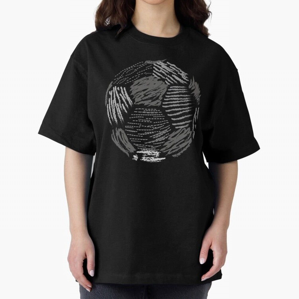 Soccer ball Oversized T-Shirt Cheer for Match Day Hype around FIFA World Cup 2026 Group Stage, CR7, Spain and Netherlands, Champion Mindset, Group Stage Buzz, Knockout Tension and Passionate Fan Culture; Ideal for Football Dads, Football Moms,