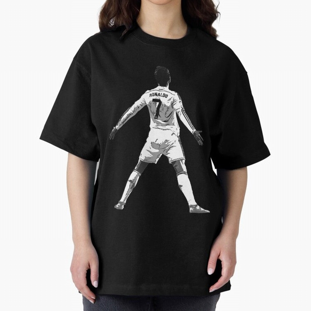 CR7 Cristiano Ronaldo Artwork - Pop Art Style Oversized T-Shirt Feel International Energy from the FIFA World Cup 2026 USA Canada Mexico Journey through CR7 Highlights, England, France and Netherlands Pride, Sports Nostalgia, International