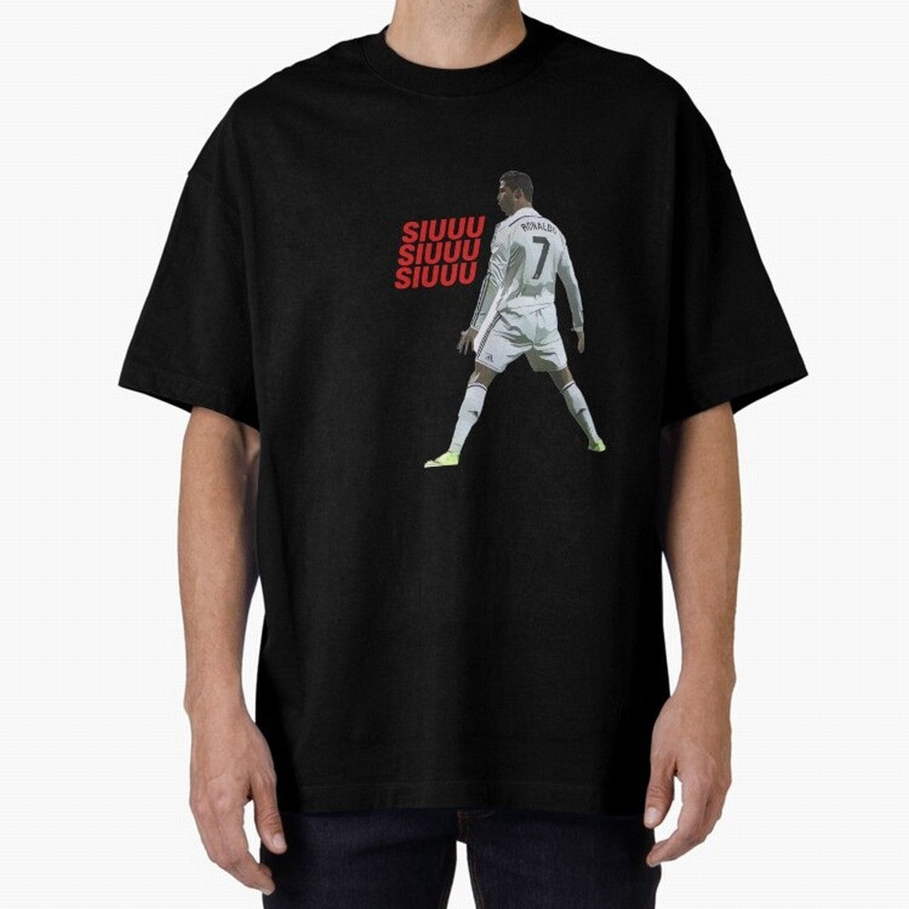SIUUU #25 Oversized T-Shirt Celebrate the Biggest Stage of the FIFA World Cup 2026 Group Stage Journey through Neymar, Haaland and Cristiano Ronaldo Highlights, England Pride, Match Day Excitement, Supporter Culture, Golden Goals and Global