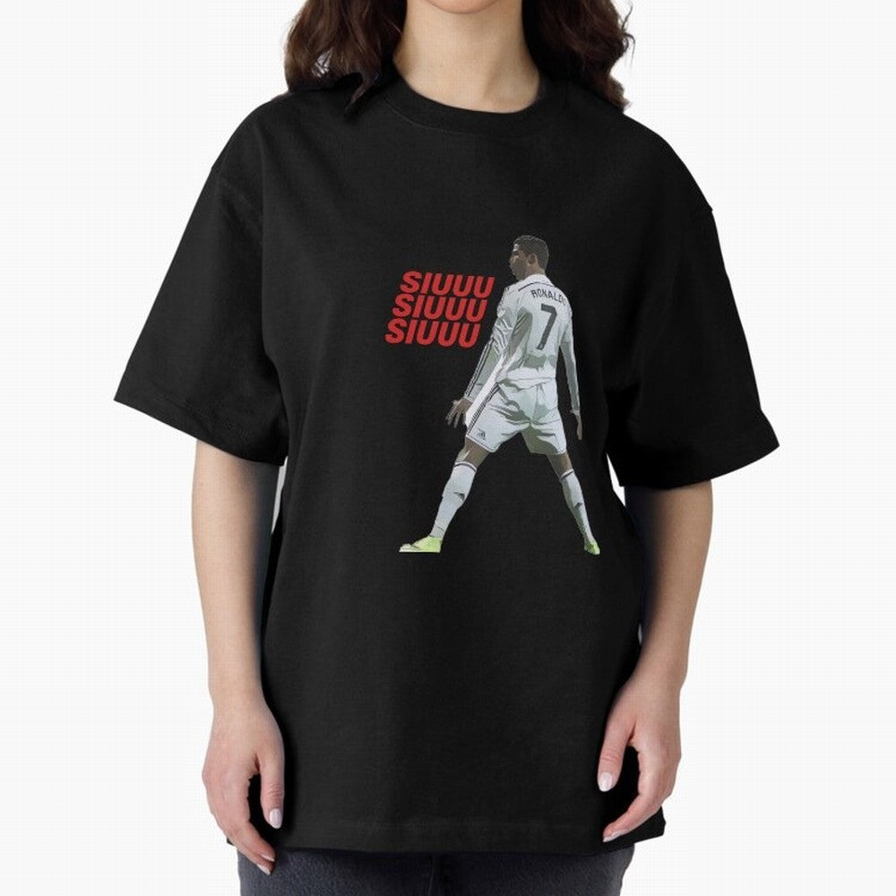 SIUUU #25 Oversized T-Shirt Celebrate the Biggest Stage of the FIFA World Cup 2026 Group Stage Journey through Neymar, Haaland and Cristiano Ronaldo Highlights, England Pride, Match Day Excitement, Supporter Culture, Golden Goals and Global