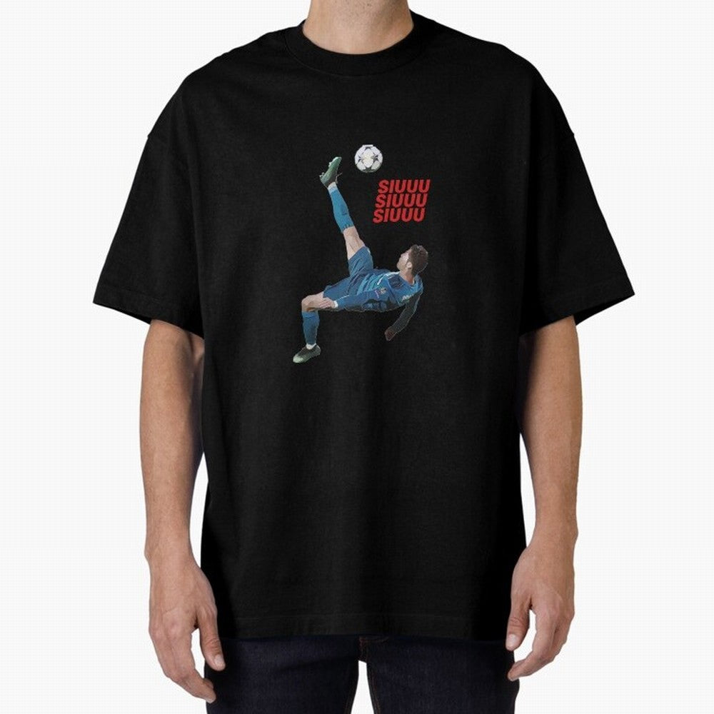 SIUUU #33 Oversized T-Shirt Fuel the FIFA World Cup 2026 USA Canada Mexico Journey through Haaland and Mbappe Highlights, England and Germany Pride, Fan Favorite Moments, National Team Passion, Big Match Drama and Soccer History; Ideal for