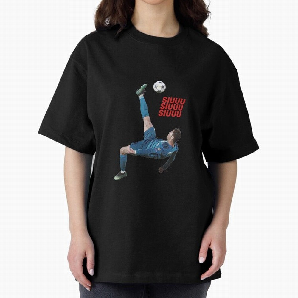 SIUUU #33 Oversized T-Shirt Fuel the FIFA World Cup 2026 USA Canada Mexico Journey through Haaland and Mbappe Highlights, England and Germany Pride, Fan Favorite Moments, National Team Passion, Big Match Drama and Soccer History; Ideal for