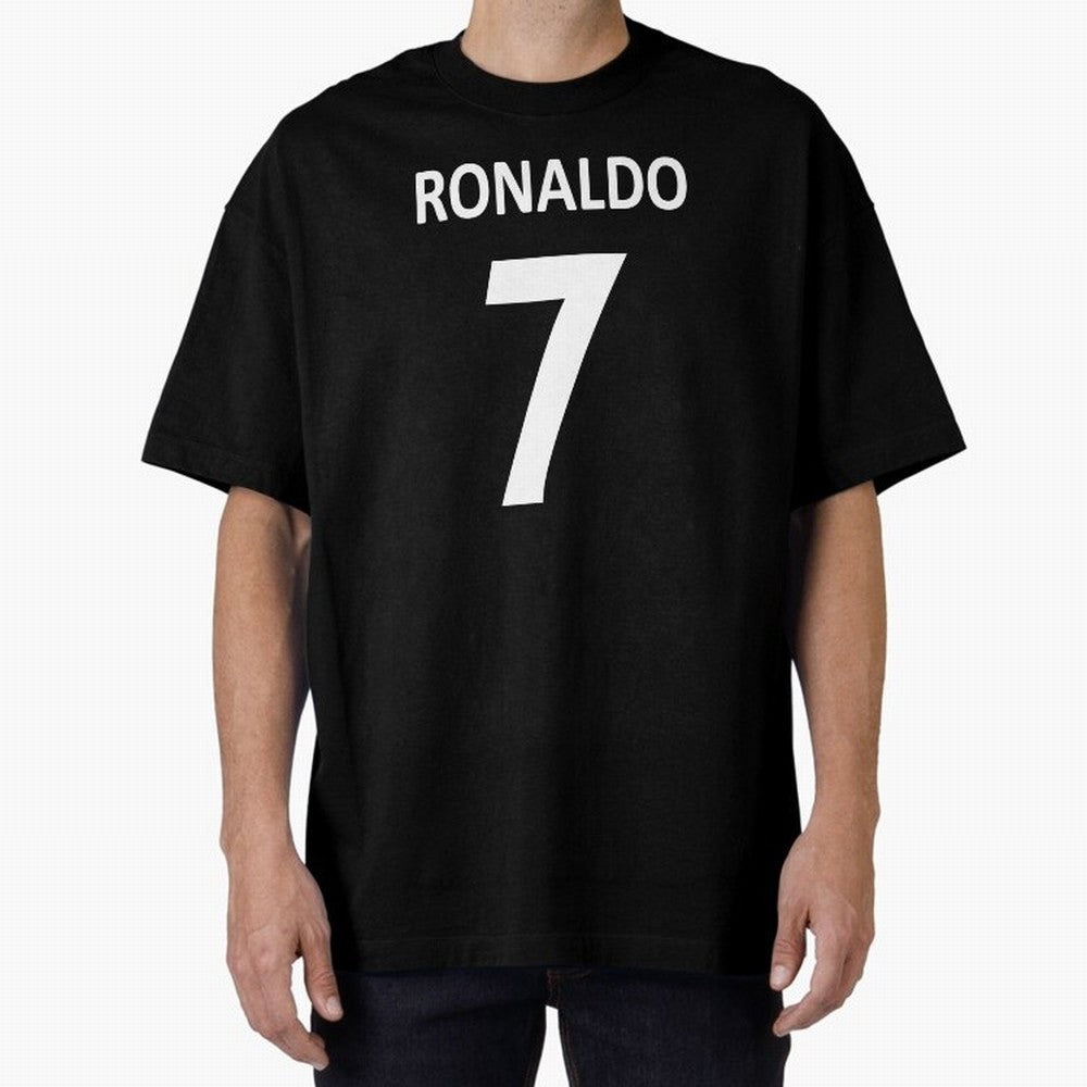 RONALDO NO.7 Oversized T-Shirt Turn Every Weekend Toward FIFA World Cup 2026 Group Stage with Mbappe and Neymar, Brazil Energy, Stadium Memories, Football Loyalty, International Chants and Championship Tradition; Ideal for Fans Who Follow Messi,