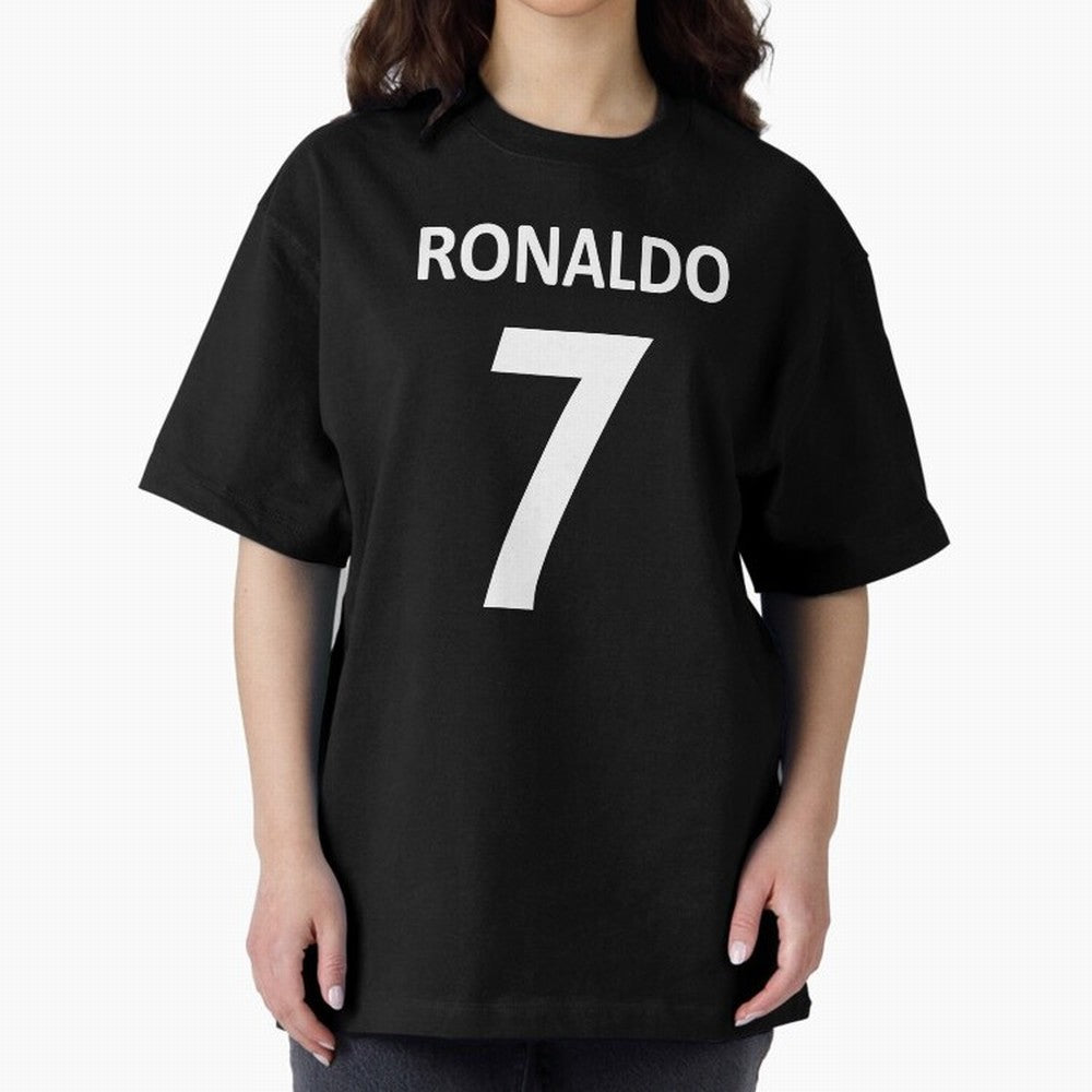 RONALDO NO.7 Oversized T-Shirt Turn Every Weekend Toward FIFA World Cup 2026 Group Stage with Mbappe and Neymar, Brazil Energy, Stadium Memories, Football Loyalty, International Chants and Championship Tradition; Ideal for Fans Who Follow Messi,