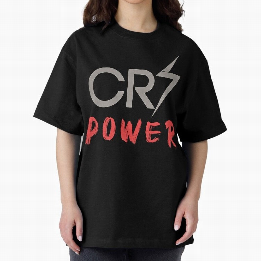 CR7 Power 2 Oversized T-Shirt Feel the Trophy Chase of FIFA World Cup 2026 Group Stage Inspired by Neymar, Haaland and Cristiano Ronaldo, Netherlands Energy, Soccer Culture, Superstar Moments, National Team Dreams and Competitive Fire; Ideal for