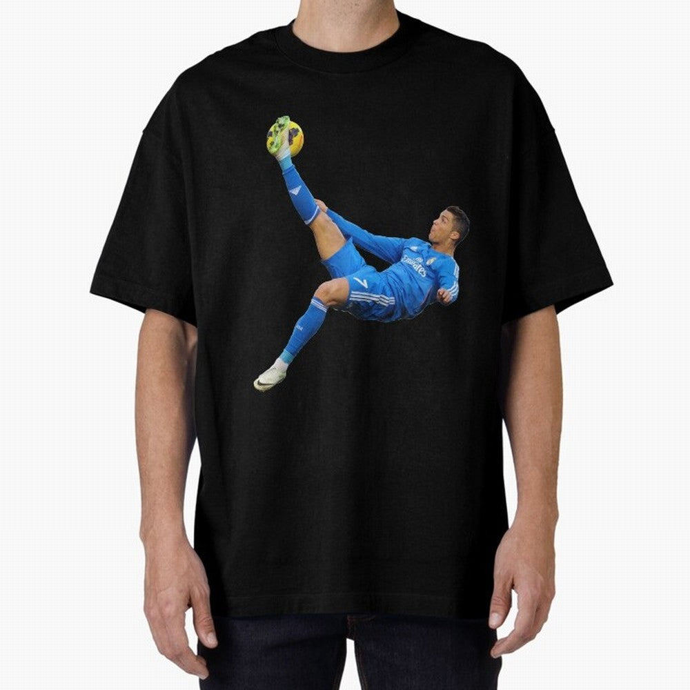 cristiano ronaldo Oversized T-Shirt Celebrate Football Heritage in Match Day Hype around FIFA World Cup 2026 Group Stage, Mbappe, Netherlands, Worldwide Fan Energy, Dramatic Goals, Stadium Lights and Championship Celebrations; Perfect for Fans,