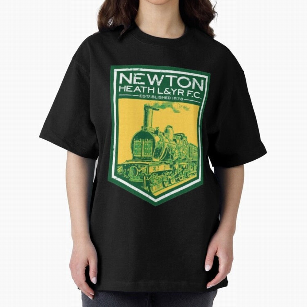 Manchester United Newton Heath 1878 Oversized T-Shirt Cheer through Every Moment of FIFA World Cup 2026 USA Canada Mexico for Fans of Messi, Neymar and Mbappe and Argentina, France and Brazil, Bringing Game Day Rituals, Football Legends, Country