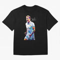 Kroos Footballer Wpap Art Oversized T-Shirt Show Your Love for FIFA World Cup 2026 USA Canada Mexico for Fans of Messi and Cristiano Ronaldo and Germany, Bringing Sports Nostalgia, International Competition, Famous Players and Unforgettable
