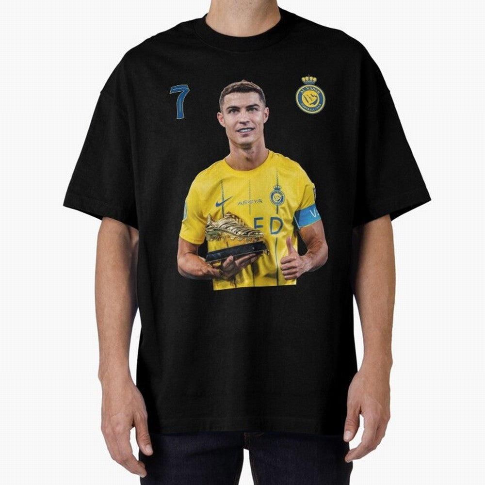 Cr7 cristiano ronaldo red black yellow blue milano real madid ronaldo cr ronaldo cristiano Portugal 7 9 united alnassr al nassr nassr al nassar hilal Oversized T-Shirt Share Global Football Passion for FIFA World Cup 2026 Group Stage, Driven by CR7