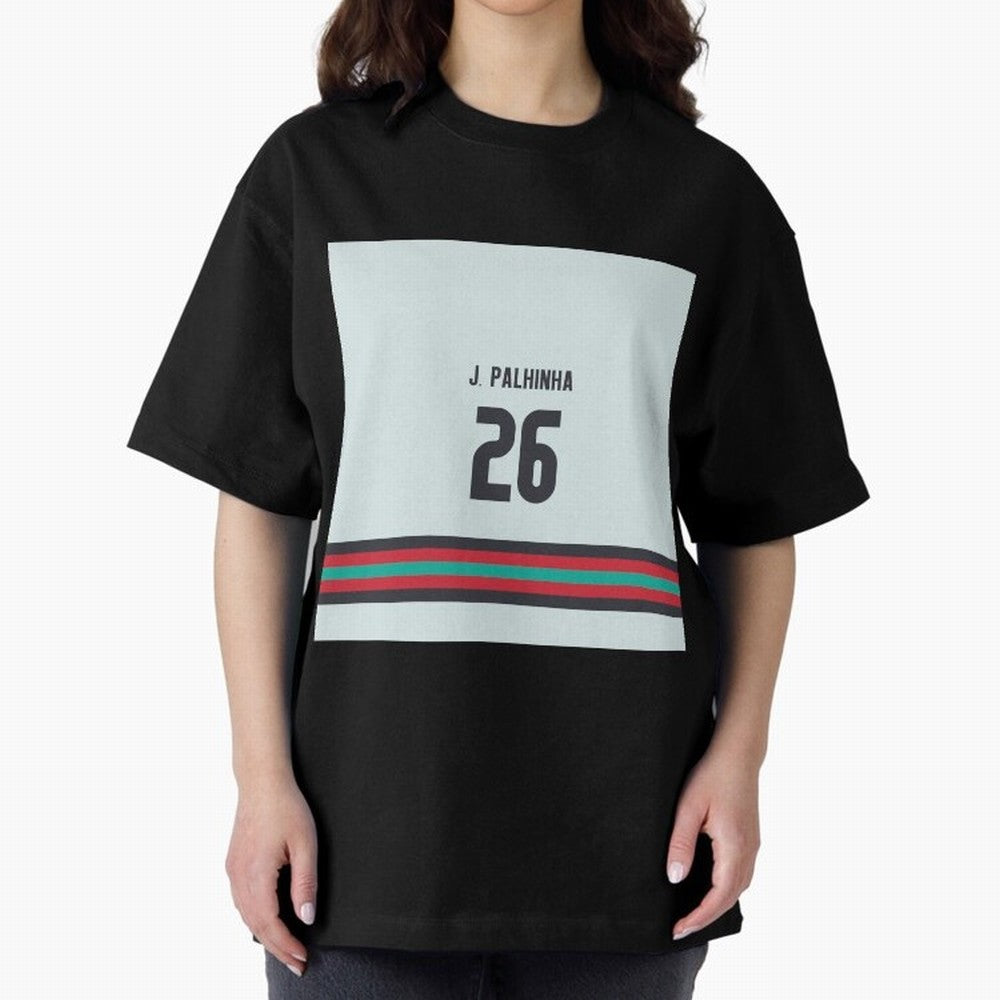 Palhinha Portugal Away Oversized T-Shirt Turn Football Passion into FIFA World Cup 2026 USA Canada Mexico Spirit, with Brazil, Portugal and Argentina, Haaland, Stadium Memories, Football Loyalty, International Chants and Championship Tradition;