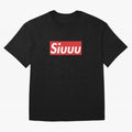 Siuu Oversized T-Shirt Treasure FIFA World Cup 2026 USA Canada Mexico for Fans of Messi and Cristiano Ronaldo and England and Germany, Bringing Vintage Soccer Flavor, Modern Football Stars, National Flags and Final Night Emotion; Great for
