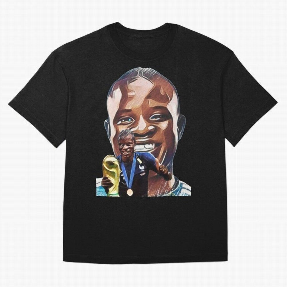 N'golo Kante Oversized T-Shirt Celebrate Global Passion for Global Football Passion for FIFA World Cup 2026 Group Stage, with Neymar, Haaland and Cristiano Ronaldo, Portugal, Classic Soccer Heritage, Championship Pressure, Fan Loyalty and
