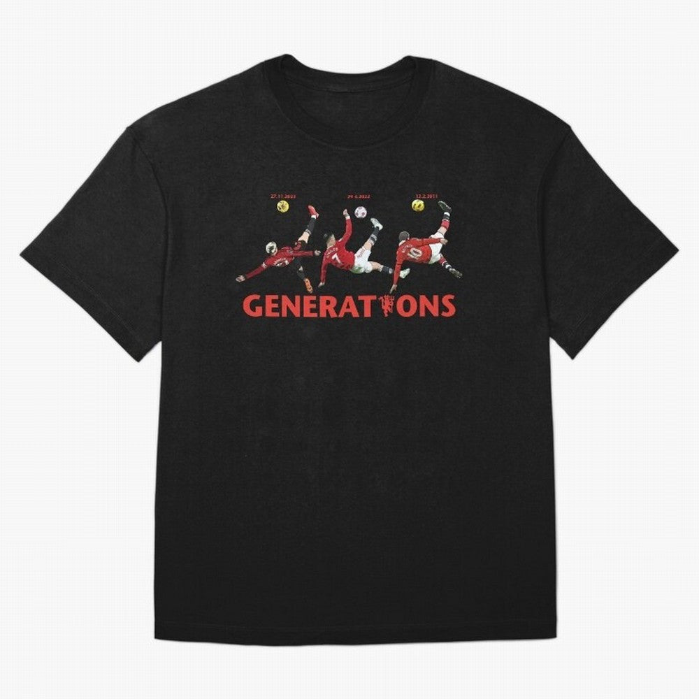 Generations of Manchester United Oversized T-Shirt Make Every Kick Count in FIFA World Cup 2026 USA Canada Mexico Centered on Neymar, England and Germany Energy, Supporter Pride, Iconic Celebrations, Legendary Names and Global Match Day Energy;