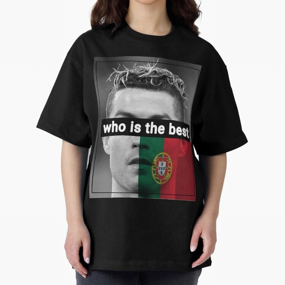 ronaldo Oversized T-Shirt Experience FIFA World Cup 2026 with Neymar, Portugal, Spain and Germany Energy, Game Day Rituals, Football Legends, Country Pride and the Road to the Final; Ideal for Football Dads, Football Moms, Friends, Collectors and