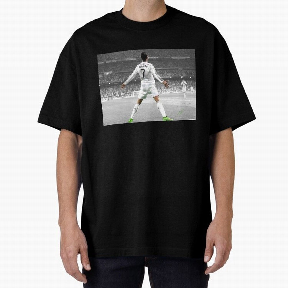 Cristiano Ronaldo 7 Oversized T-Shirt Show Up for the Glory of FIFA World Cup 2026 Group Stage Highlighting CR7 and Messi, Argentina and Brazil Energy, Match Day Excitement, Supporter Culture, Golden Goals and Global Football Passion; Ideal for