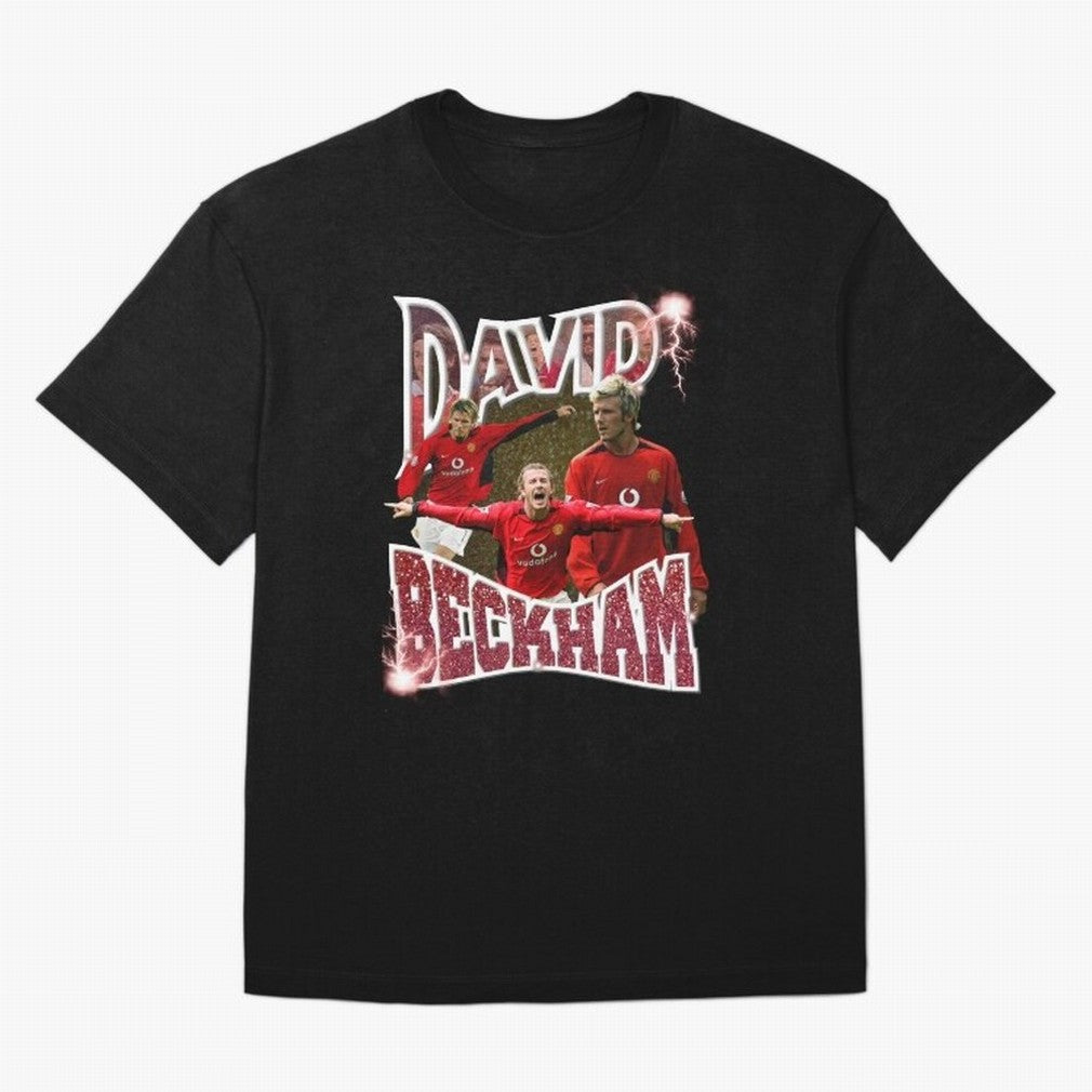 David Beckham Graphic Tee Oversized T-Shirt Bring Home FIFA World Cup 2026 Group Stage Spirit, Celebrating England, France and Netherlands, Neymar, Haaland and Cristiano Ronaldo, Supporter Pride, Iconic Celebrations, Legendary Names and Global