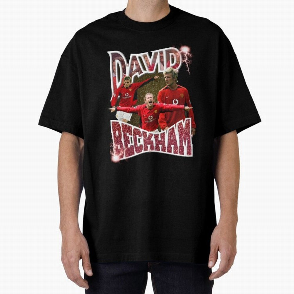 David Beckham Graphic Tee Oversized T-Shirt Bring Home FIFA World Cup 2026 Group Stage Spirit, Celebrating England, France and Netherlands, Neymar, Haaland and Cristiano Ronaldo, Supporter Pride, Iconic Celebrations, Legendary Names and Global