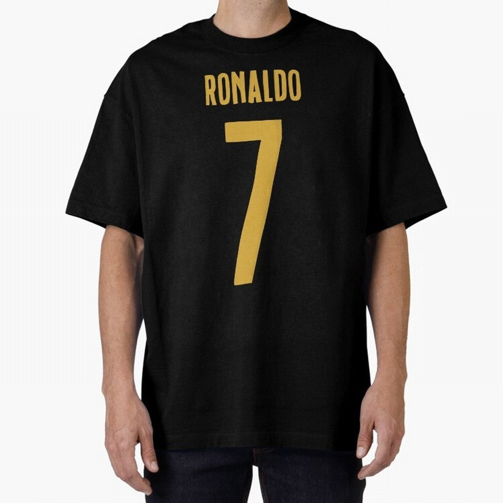 Ronaldo #7 (Portugal) Oversized T-Shirt Bring Trophy Dreams to the FIFA World Cup 2026 Journey through Mbappe and Neymar Highlights, France and Portugal Pride, Stadium Memories, Football Loyalty, International Chants and Championship Tradition;