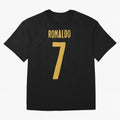 Ronaldo #7 (Portugal) Oversized T-Shirt Bring Trophy Dreams to the FIFA World Cup 2026 Journey through Mbappe and Neymar Highlights, France and Portugal Pride, Stadium Memories, Football Loyalty, International Chants and Championship Tradition;