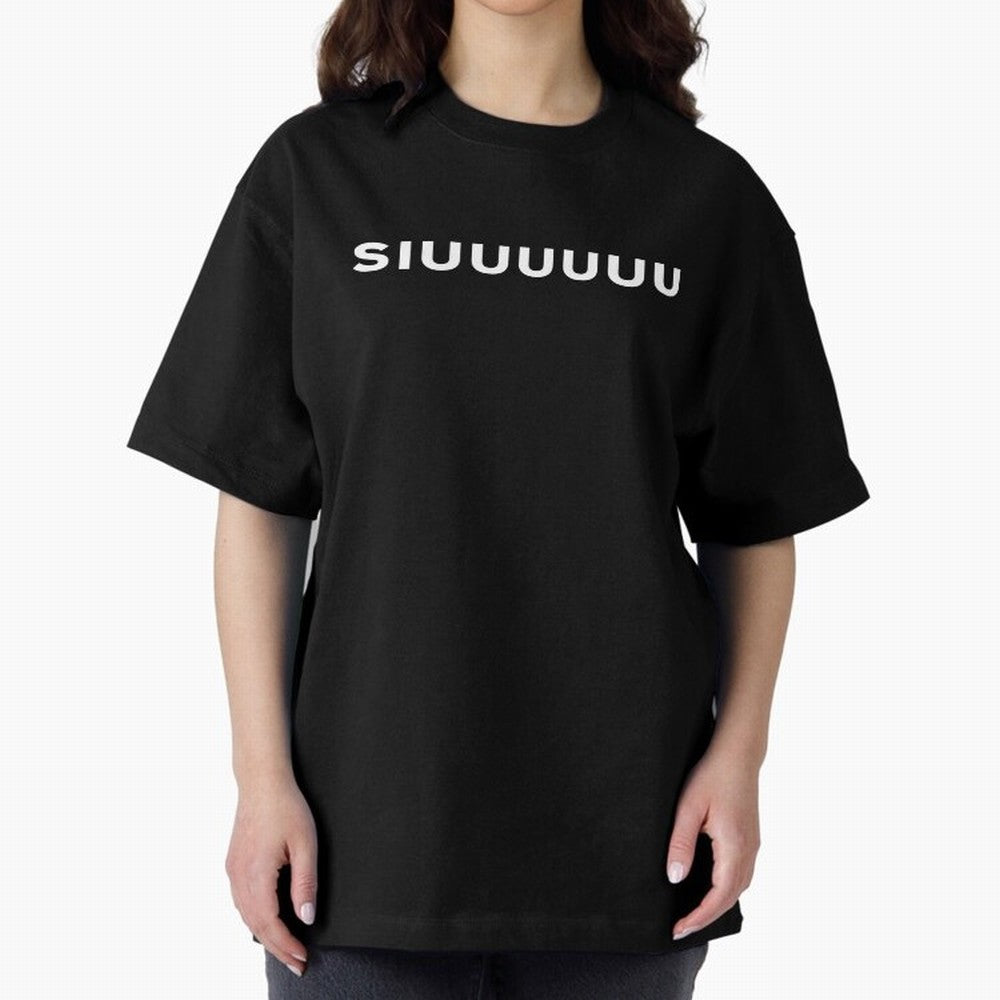Siuuu Oversized T-Shirt Share FIFA World Cup 2026 Spirit, Filled with Argentina, France and Brazil, Cristiano Ronaldo, Classic Soccer Heritage, Championship Pressure, Fan Loyalty and International Pride; Perfect for Supporters Who Want Bold