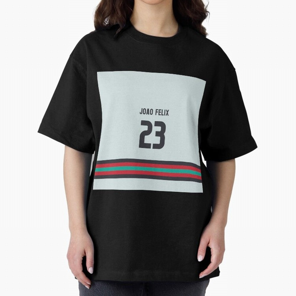 Joao Felix Portugal Away Oversized T-Shirt Treasure Global Football Passion for FIFA World Cup 2026 USA Canada Mexico, Highlighting Cristiano Ronaldo, Netherlands, Soccer Culture, Superstar Moments, National Team Dreams and Competitive Fire; Made
