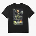 Ronaldo Illustration Oversized T-Shirt Bring Global Football Passion for FIFA World Cup 2026 USA Canada Mexico, Connected to CR7, Argentina and Brazil, Stadium Memories, Football Loyalty, International Chants and Championship Tradition; Ideal for