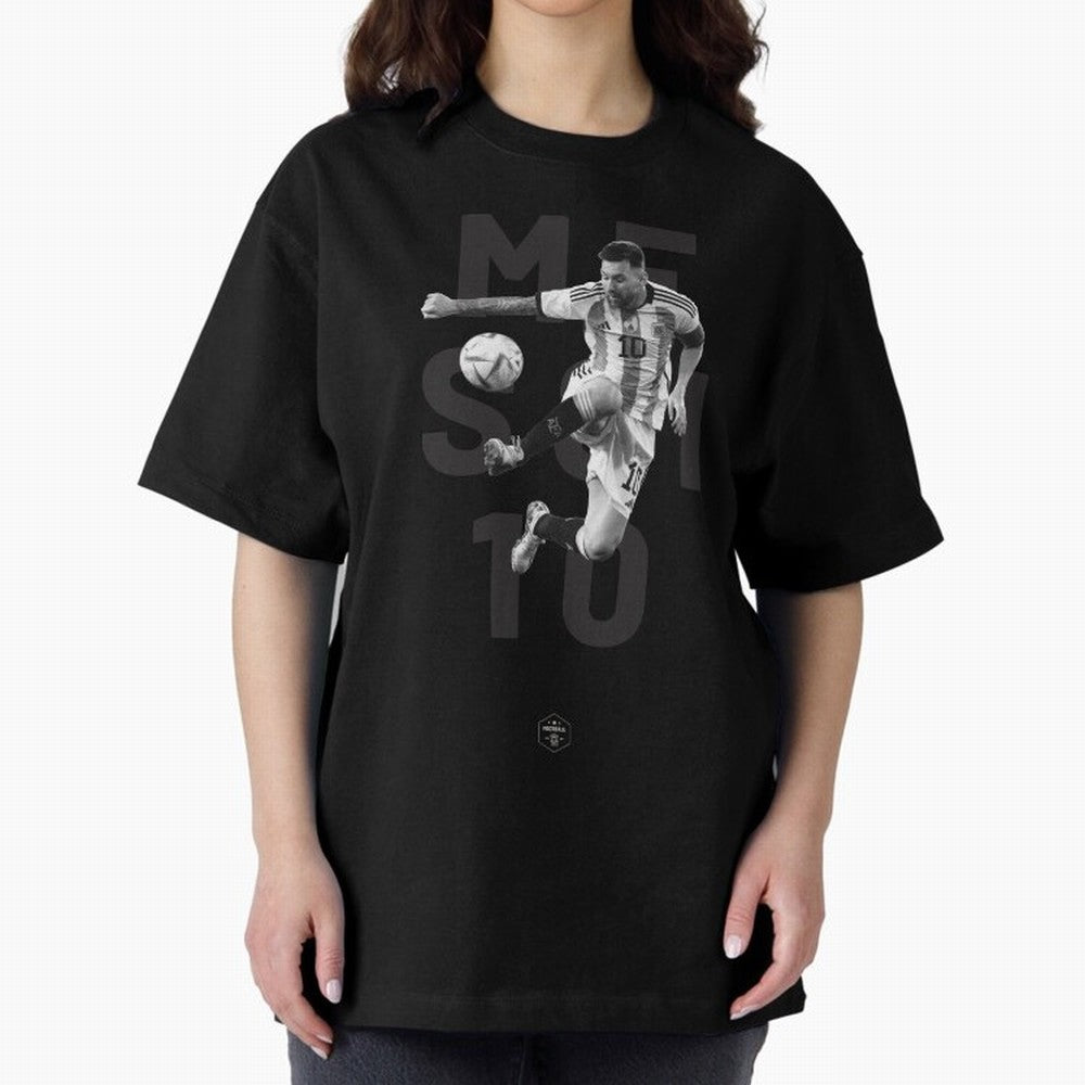 Lionel Messi Oversized T-Shirt Show Passion for the Stars of FIFA World Cup 2026 USA Canada Mexico Filled with Mbappe and Neymar, England Energy, Classic Soccer Heritage, Championship Pressure, Fan Loyalty and International Pride; Made for