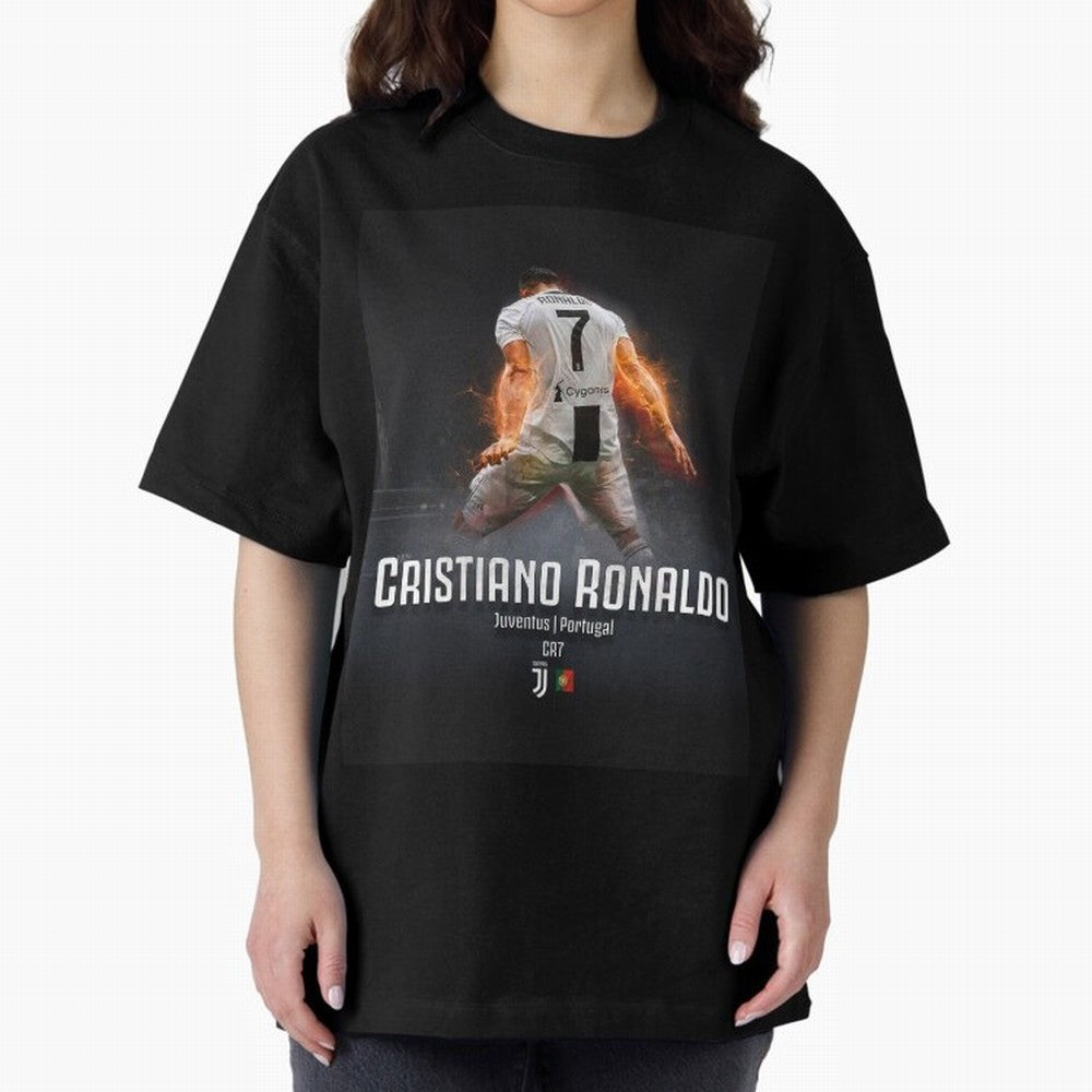 CR7 ¡ï Oversized T-Shirt Represent Football Lovers during FIFA World Cup 2026 Made for CR7 and Messi, Brazil, Portugal and Argentina Energy, Football History, Final Match Energy, Crowd Noise and Once in a Lifetime Moments; Made for Die Hard
