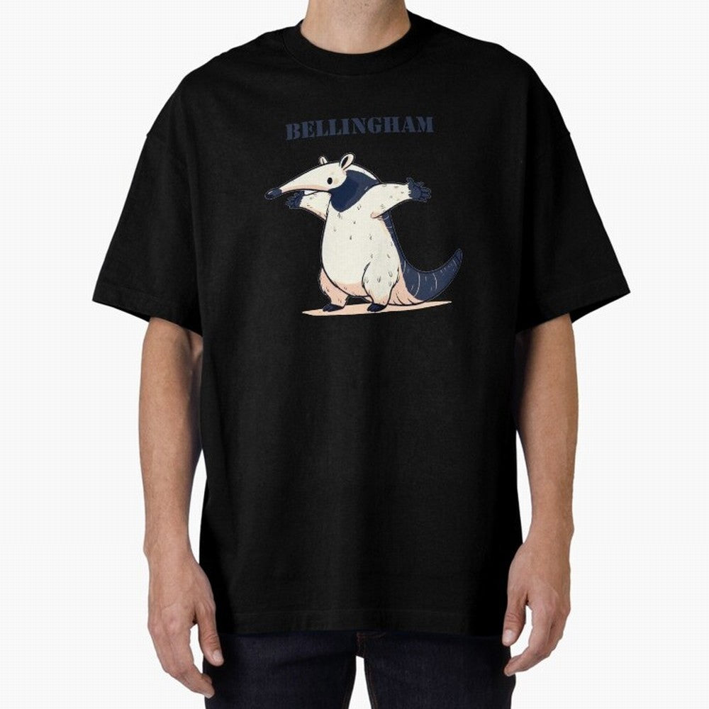 Celebration Bellingham Tamandua Oversized T-Shirt Stand Proud for Match Day Hype around FIFA World Cup 2026, CR7 and Messi, Portugal, Vintage Soccer Flavor, Modern Football Stars, National Flags and Final Night Emotion; Ideal for Passionate Fans
